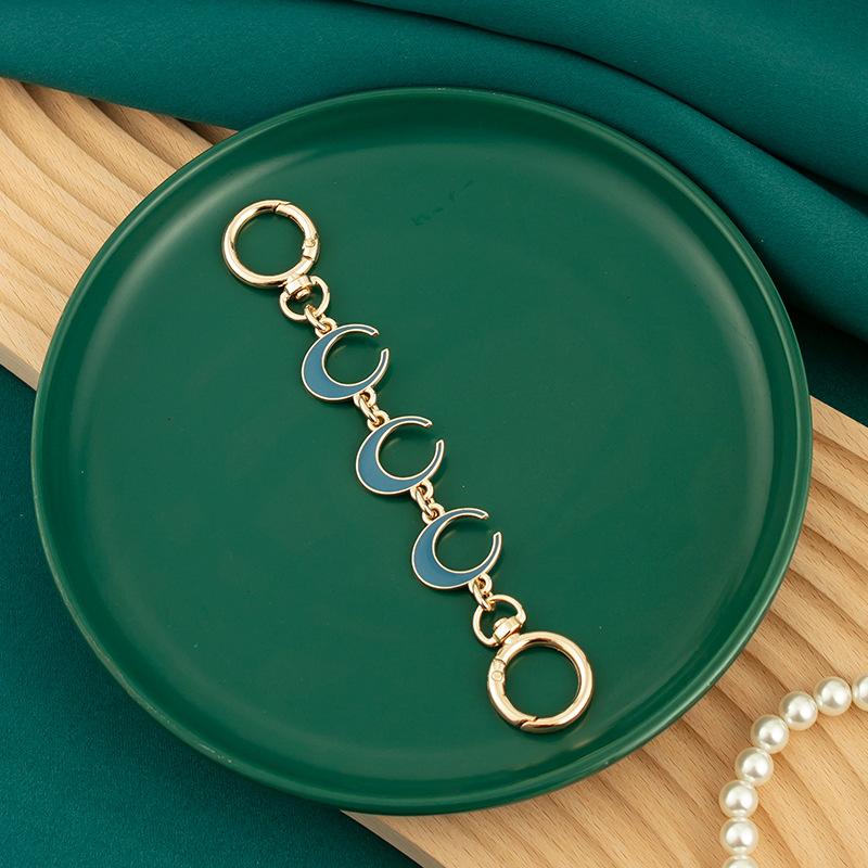 Bag Extension Chain Pearl Metal Accessories Love Buckle With One Shoulder Mahjong Armpit China-Chic Style