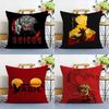 Cool Anime T-Trigun Pillow Case Sofa Short Plush Double-sided HD Printing Room Home Office Gift Cushion Cover