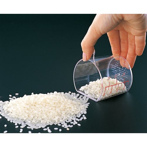Inomata Chemical Rice Container, Bag-Wide Rice Container with Measuring Cup, 5kg