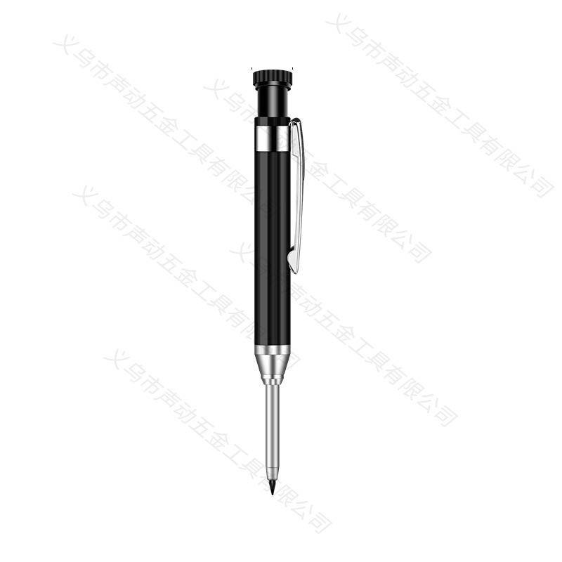 Em estoque: Lápis de Grafite Exclusivo de Metal com Ponta Longa de 2,8 mm para Furos Profundos em Marcenaria & Engenharia para Marcação & Posicionamento