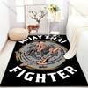 Wettkampfsport Muay Thai Print Teppich für Schlafzimmer Wohnzimmer Bettseite Sofa Bodenmatte Moderne Heimdekoration Bereichsteppich