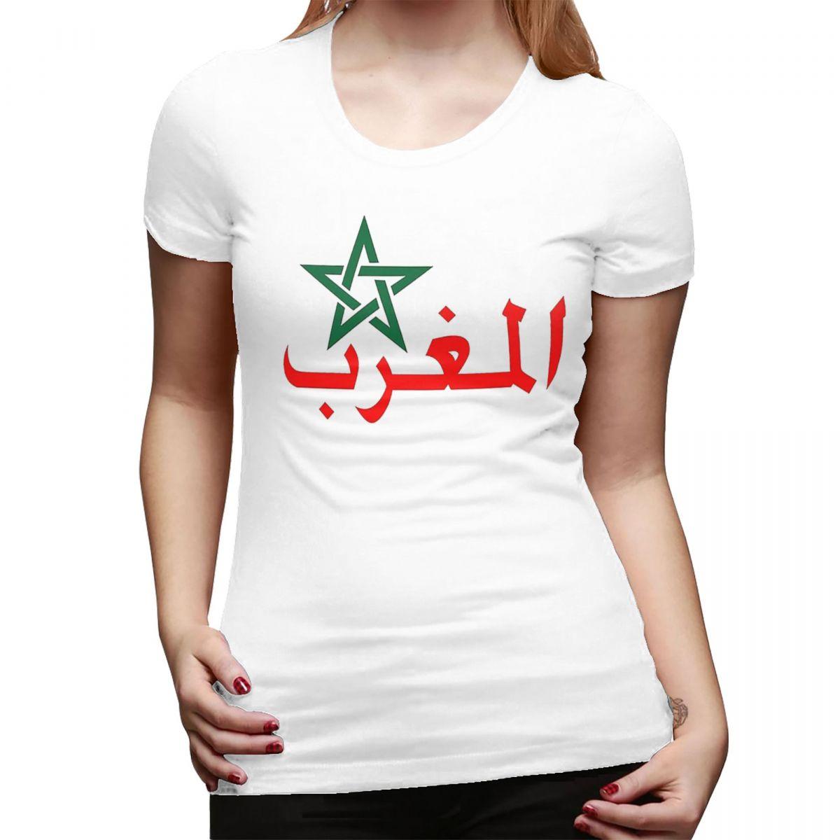 Morocco Maroc TShirt for Women ONeck Streetwear T Shirts Womens Tees Short Summer Clothes Tops S