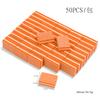 50pcs Double Sided Mini Nail File Block Sanding Polishing Nail Care Tools Nail Care Filesanding Polishing Nail File