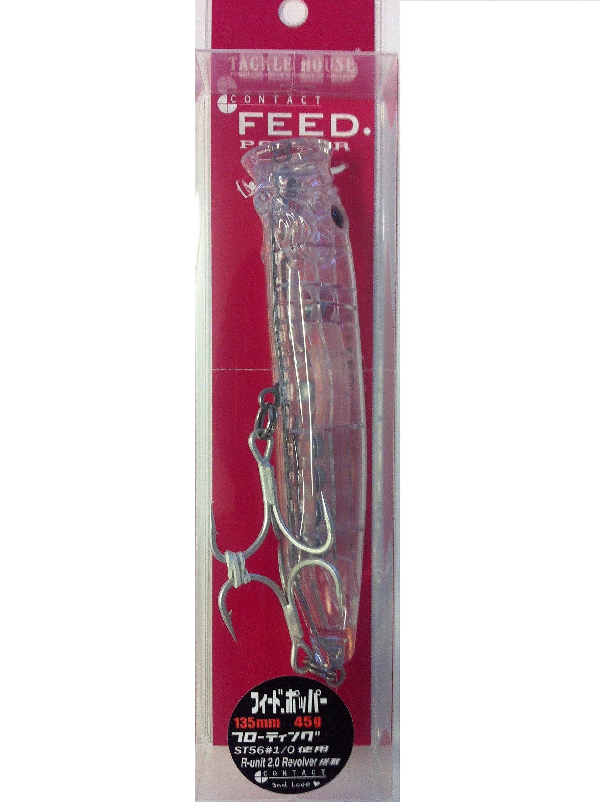 

Tackle House Contact Feed Popper 135F 135 мм 45 г #22 прозрачный