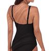 One Piece Swimsuit for Women Square Neck Ruched Design Slim Fit Swimwear Comfortable Stretch Fabric Beachwear Bathing Suit