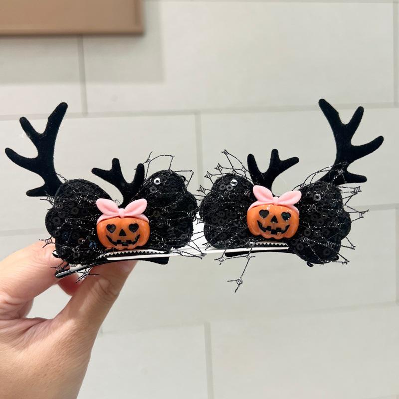 2025 Halloween Hair Clips: Children's Pumpkin & Ghost Party Accessories