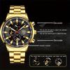 3pcs/set 1pc Fashion Casual Men's Calendar Stainless Steel Strap Quartz Watch & 1pc Men's Bracelet & 1pc Men's Necklace