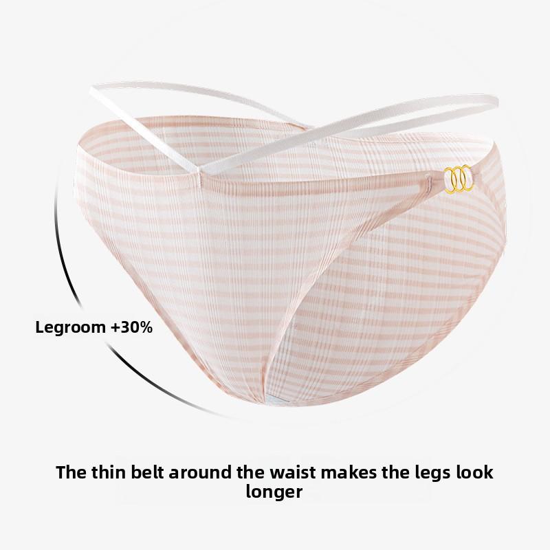 Ladies Spring and Summer New Simple Fashion Sweet Sexy No Trace Briefs