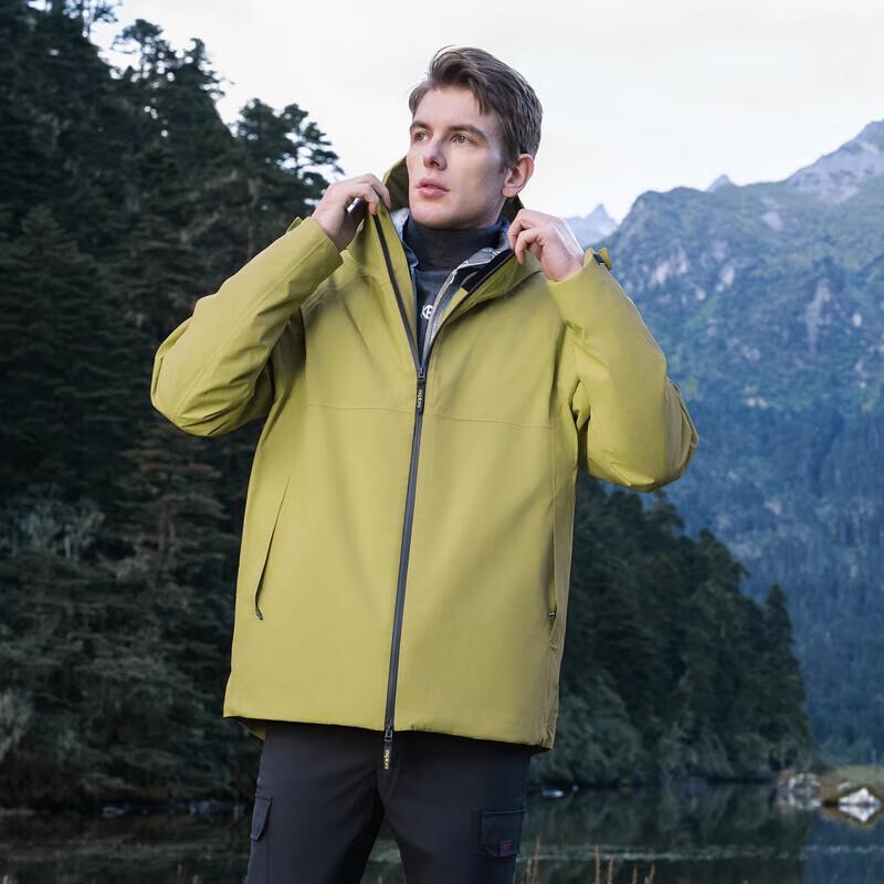 K-Boxing Men's Autumn/Winter IODR3225 3-in-1 Outdoor Casual Jacket
