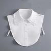 Formal False Collar Women Embroidery Faux Col Half Shirt Blouse Fake Collars Sweater Shirt Detachable Collars Accessories