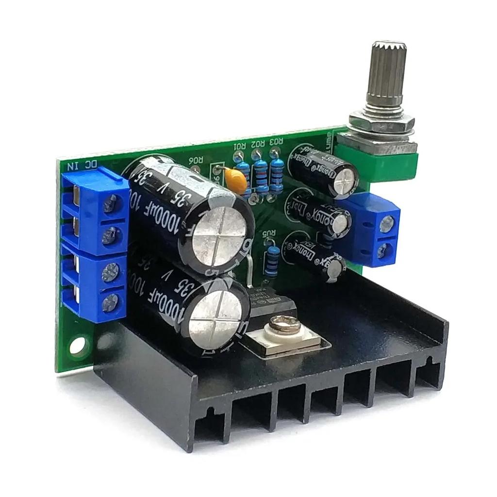 TDA2050 Mono Lyd Effektforsterkerkort Modul DC/AC 12-24V 5W-120W 1-Kanal