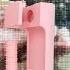 1 Pair Rhinestone Art Canvas Holder Universal Adjustable Rhinestone Painting Table Clamp Plastic Rhinestone Art Painting Roller Tool