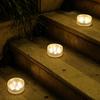 Yousheng Solar Deck Light, Outdoor Solar Step Light, Waterproof LED Solar Light for Outdoor Stairs Garden Patio Yard