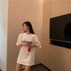 Korean Version of Sweet Casual Short-sleeved Women's Summer New Loose Letter Printed T-shirt Women's Top One Piece Hair