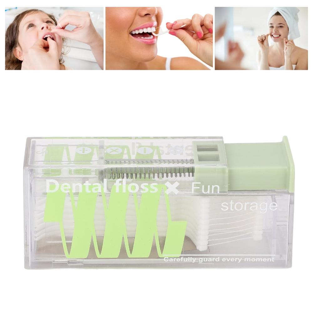 3 Stuks Hervulbare Flosstokje Etui Draagbare Flosstokje Houder Automatische Tandenstoker Dispenser Huis