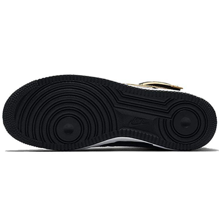 Nike Air Force 1 High Nba Negro Dorado Metálico AV3938-001