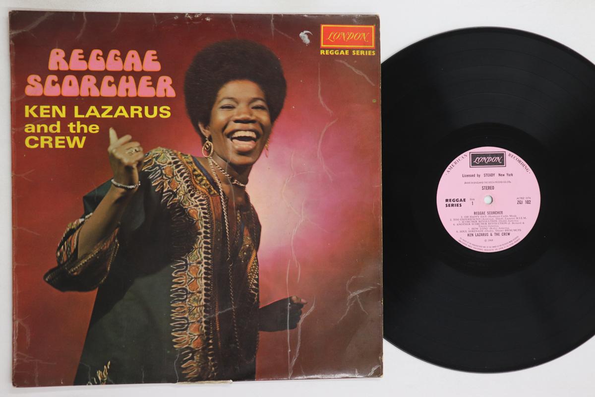 

LP Record KEN LAZARUS & THE CREW - Reggae Scorcher ZGJ102 LONDON RECORDS 1969 UK Reggae, Ska & Dub Used