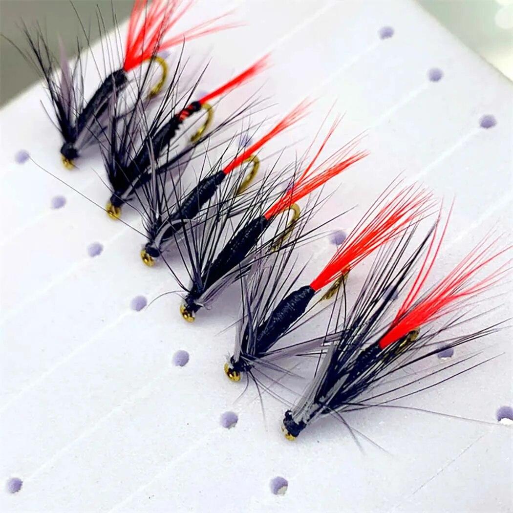 1/3 шт. сухие мушки для ловли форели — фото 4