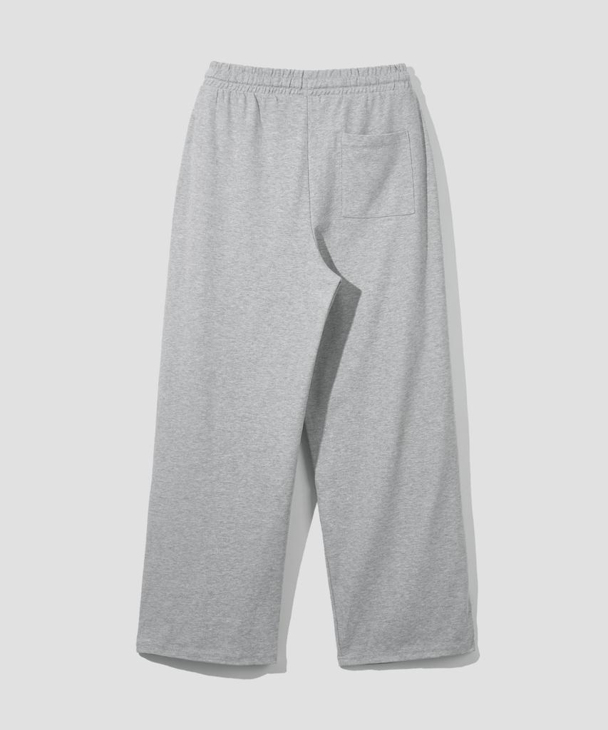 Age O.D. Single-Pleat Wide Sweatpants [Gray]