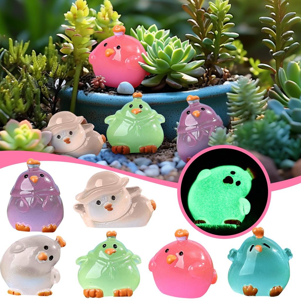 Svítící ve tmě Roztomilé Štěně Mikro Květináč Krajinářský Widget Světlo na Středovou Konzoli Auta Pes Vhodné pro Zahradu Domácí Doplňky DIY Materiál