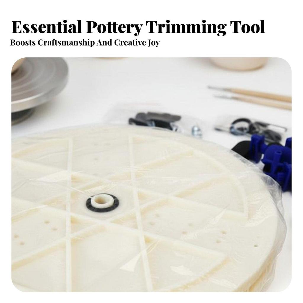 Adjustable Pottery Trimming Clamp Material Chuck Easy to Use Ceramic Workpiece