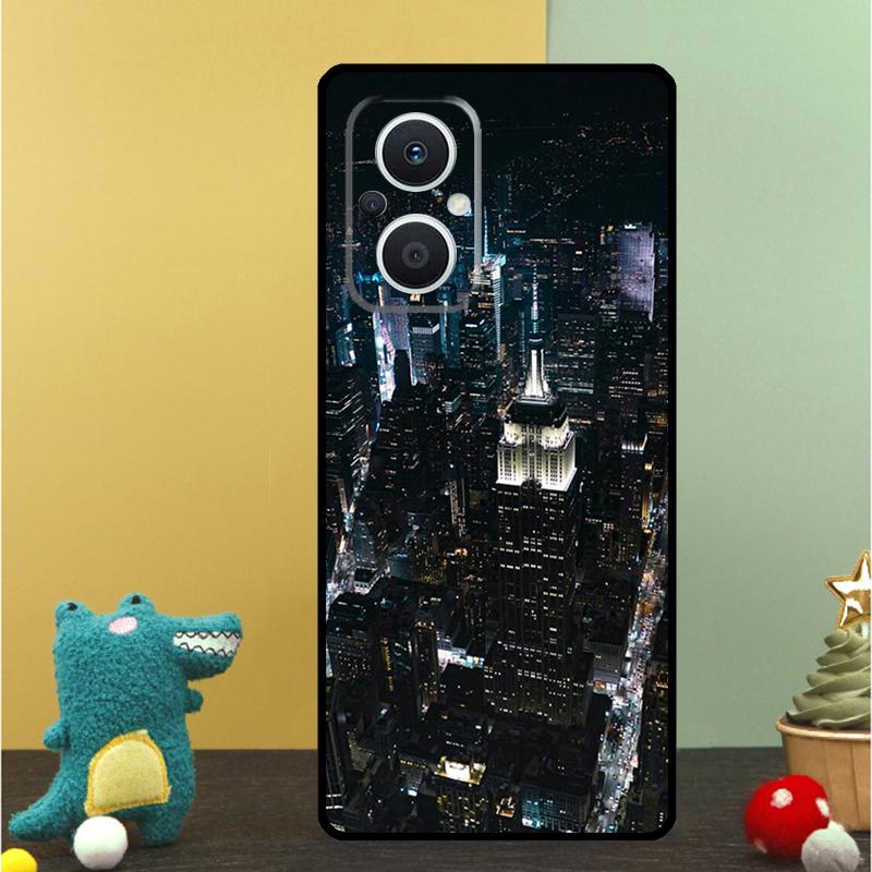 New York City Case For OPPO Reno 15F 13F 14F 12 11 F 10 14 15 Pro 7 8 Lite OPPO Find X9 X8 X6 X5 Pro Cover