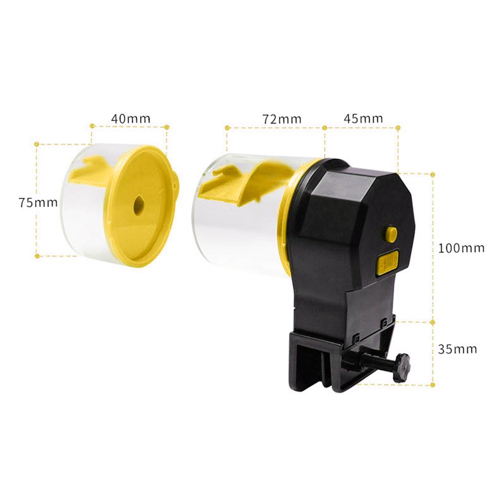 Automatic Fish Tank Feeder Large Capacity Timer Fish Food Dispenser Aquarium Fish Food Dispenser for Aquarium and Turtle Tank