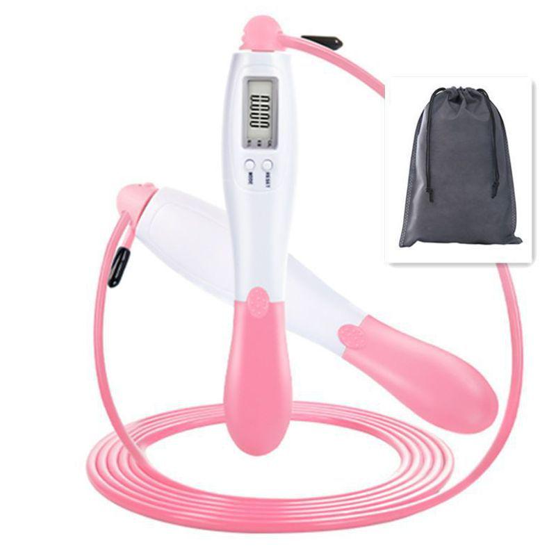 Electronic Skipping Rope for Fitness and Exercise - Suitable for Middle and Primary School Students with Steel Wire Rope