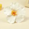 4pcs Popular Hibiscus EVA Simulated Hibiscus Hawaiian Flower Wedding Chest Flower Headdress Accessory Dry Flower Hair Clip