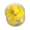 50Pcs Keyring Tags Plastic Key Fobs ID Tags with Split Keyring Paper Insert Key Tags Writing Paper Keychain Organizer