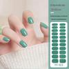 22-Finger Cross-Border Color Block Nail Stickers - No-Bake Gel Full Cover
