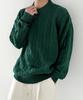 ORIGINALDAY Oversized Round Cable Knit Green