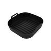 Lot De 2 Paniers Silicone Cuisson Air Fryer Silipot Square Black Kitchencook