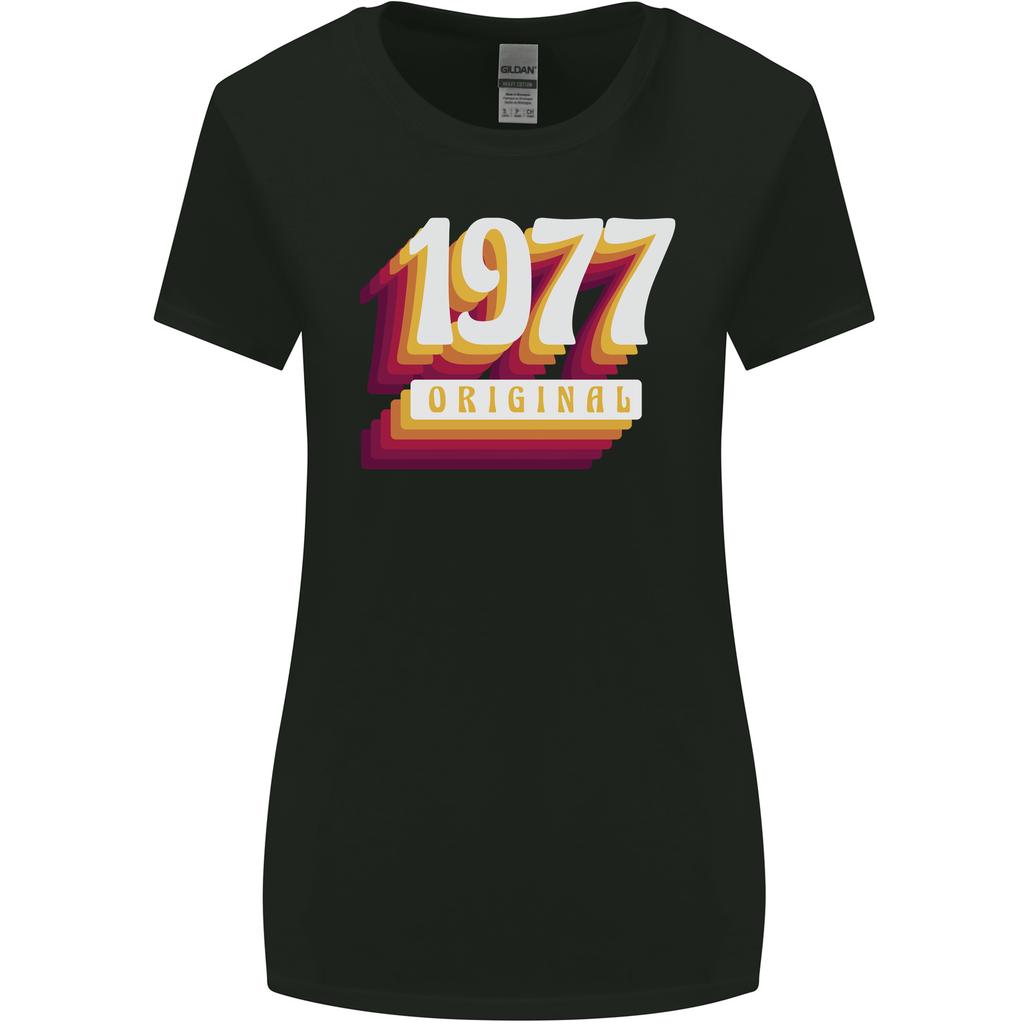 Retro 49th Birthday Original 1977 Unisexs Wider Cut TShirt