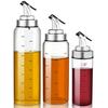Skleněná láhev 180/300/500 ml Nepropustná, odolná proti vysokým teplotám, vodní kámen, doplňovatelná sójová omáčka, ocet, olivový olej, dávkovač koření do kuchyně