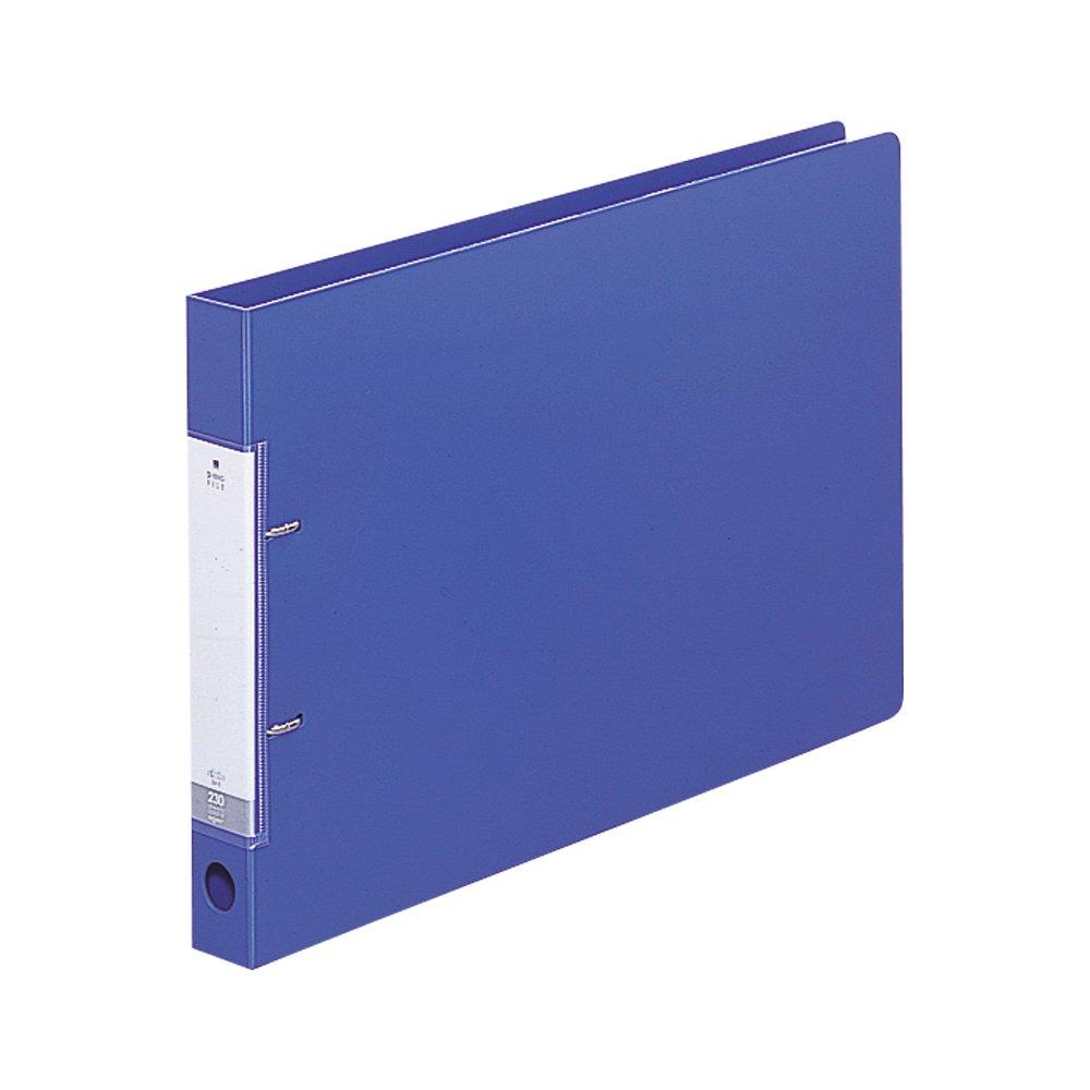 

Lihitlab D type ring file B4E 2 holes blue G2227-8
