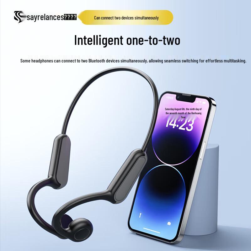 Sayrelances Air Conduction Bluetooth Headphones