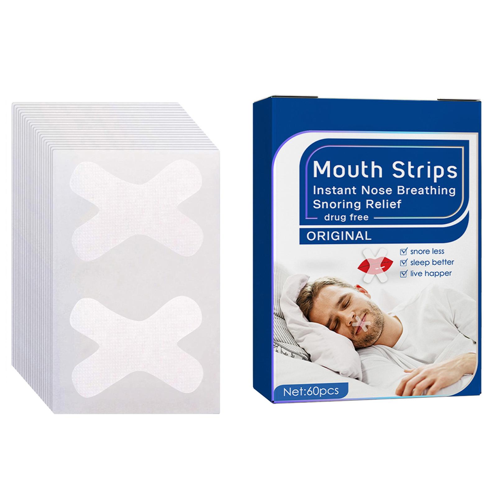 

60PCS Snoring Stick s Mouth Strips Nasal Congestion R-elief