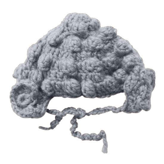 El Yapımı Buda Şapkası Kedi Başlığı Yumuşak Komik Sevimli Sahte İplik Kostüm