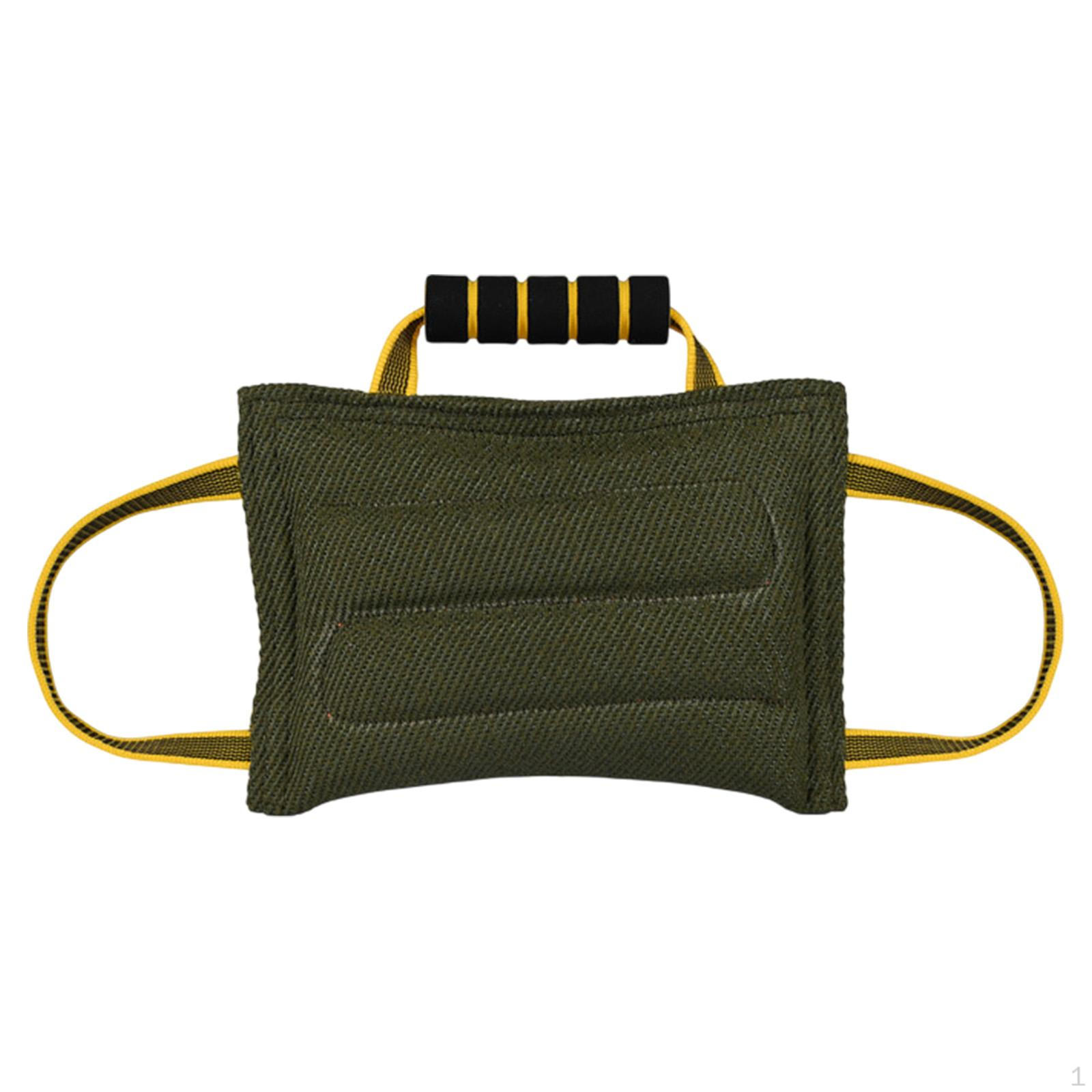 

Подушка для кусания Игрушка для собаки Молярная Интерактивная Игра Прочная Тянучка для Немецкого Питбуля Агрессивного зелёный