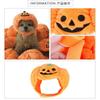 Dress Up Pumpkin Dogs Hat Headdress Plush Cat Headgear Gift Pet Halloween Hat  Dress Up