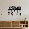 Iron Wall Hook Key Holder for Home Entryway Storage Organizer Garage Kitchen