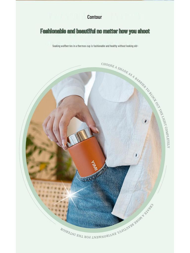 Mini Compact Insulated Lightweight Portable Cup with 316 Inner Liner for Outdoor & Office Use