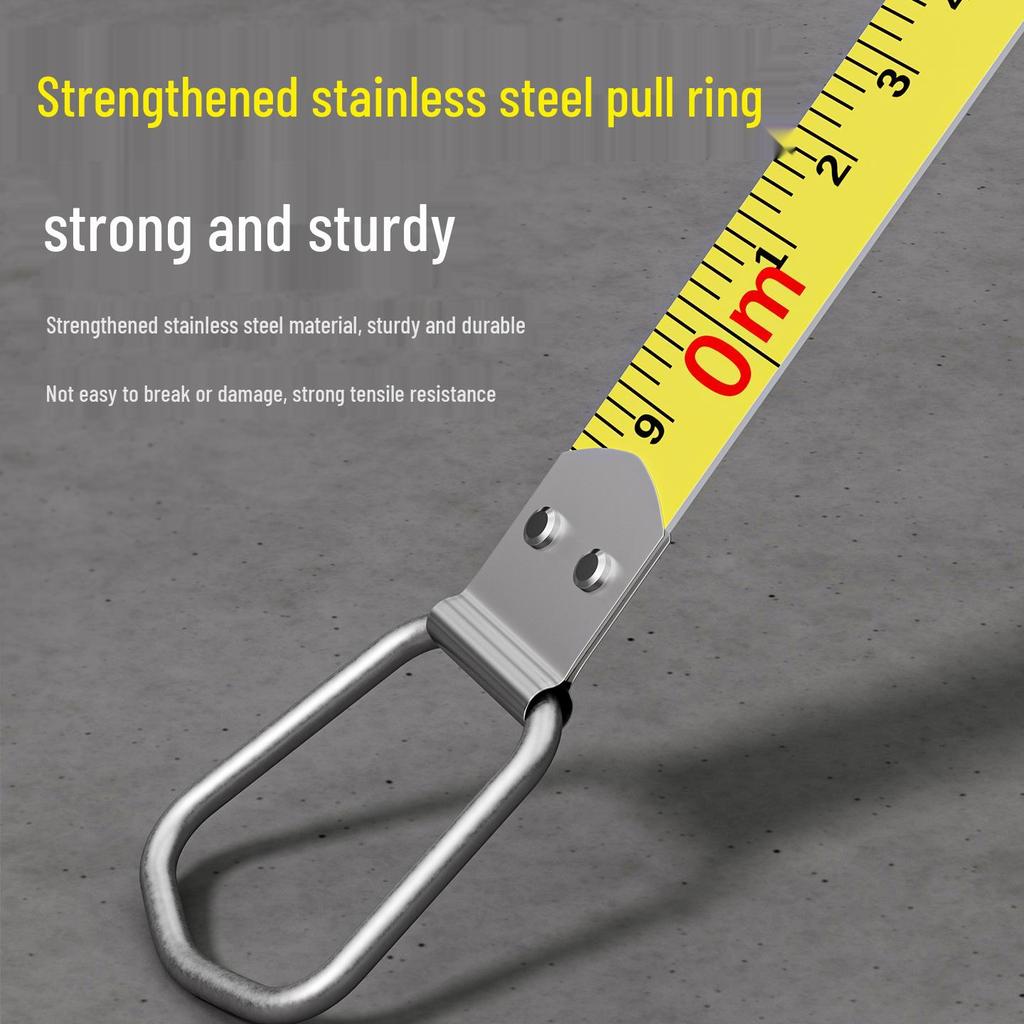 High Precision Measuring Tapes: 20m Fiber, 50m Leather, 100m Soft Ruler for Engineering and Household Use.