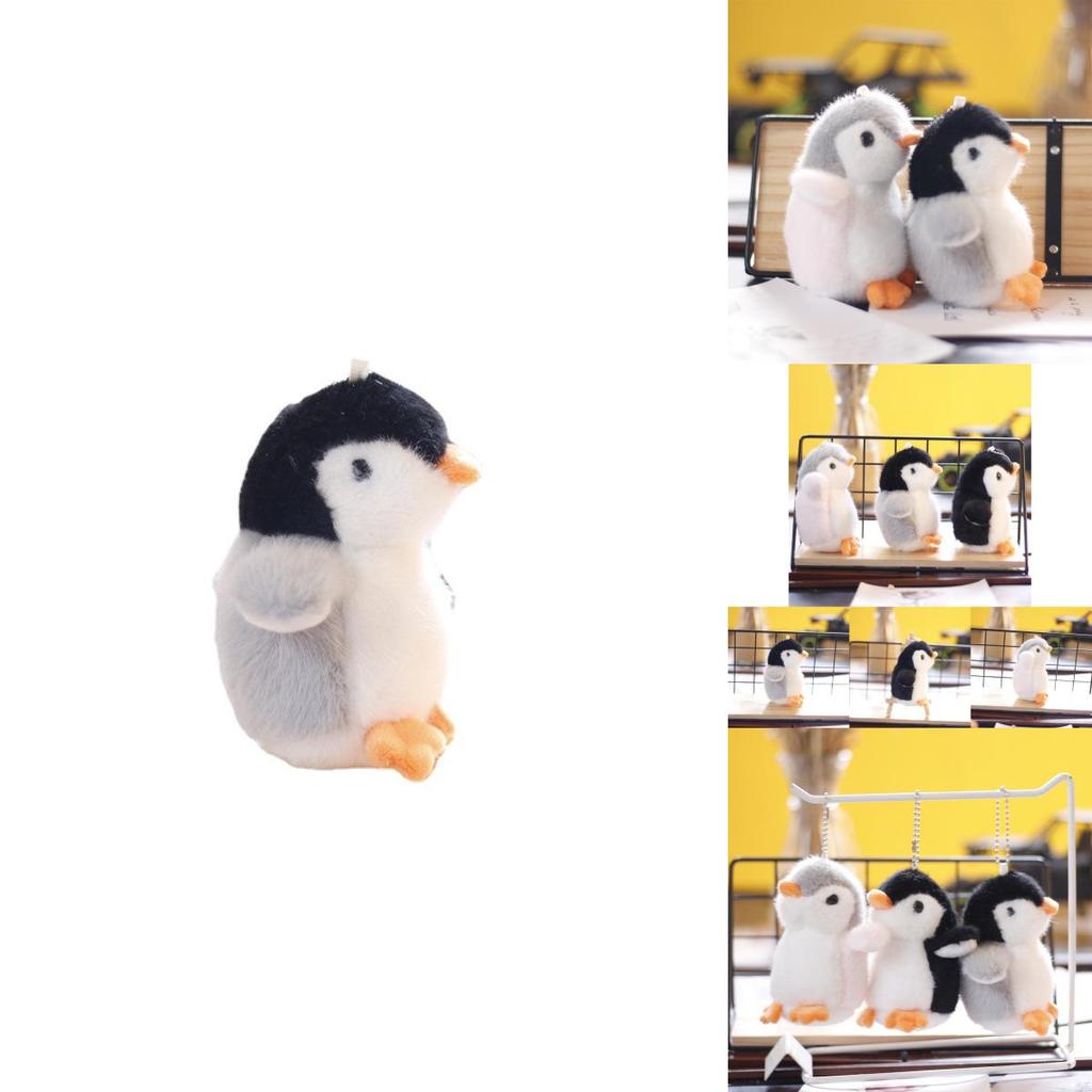 Cute Soft Plush Penguin Keychain Miniature Stuffed Animal Bag Decoration