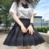 COSSA Uniform Pleated JK High School Girl Uniform Checkered Skirt with Perfect for Photo Amusement Cultural Set Skirt, Skirt, Cosplay, Set, Ribbon,