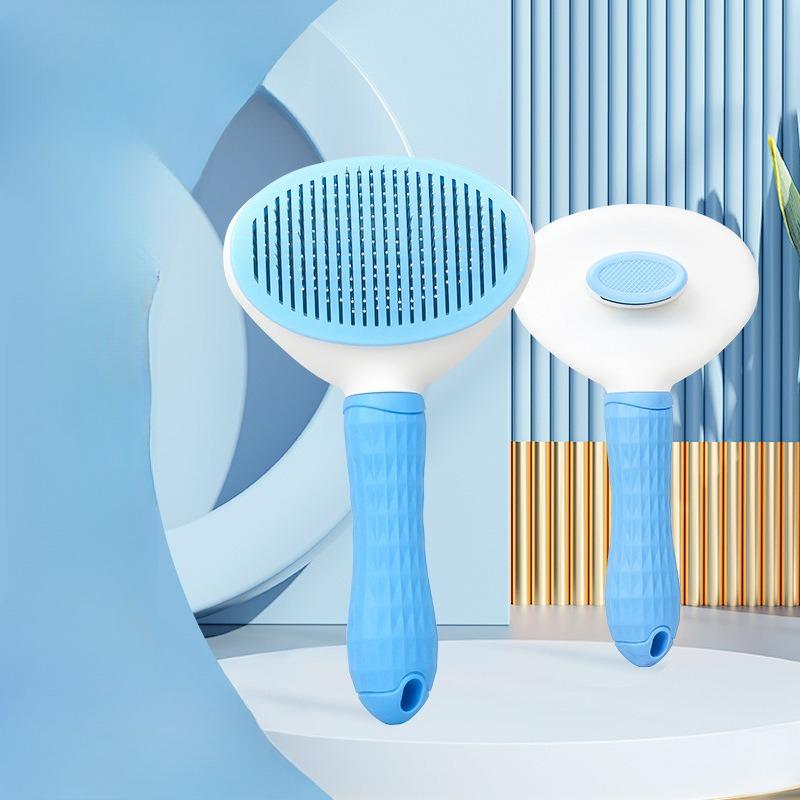 

Special Tool for Dog Hair Removal: Hair Removal Comb for Pet Golden Retrievers, Knotting Knife Comb, Knotting Brush for Hair Removal Plastic 1pc синий
