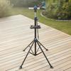 Two-Wheeled Vehicle Repair Stand Featuring Clamp Floor-Standing Bike Workstand