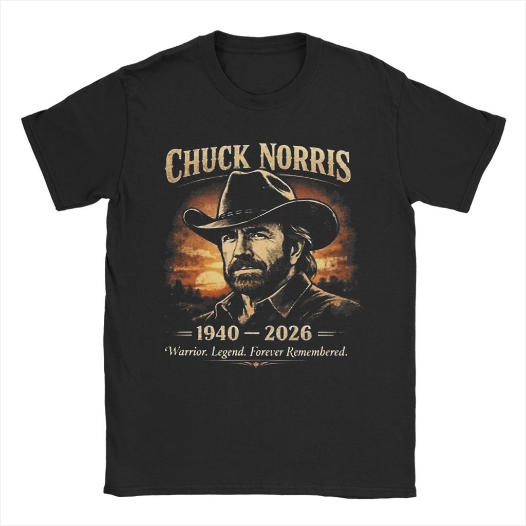 Chuck Norris RIP Memorial Apparel Unisex T Shirt Cotton Tee New Arrival Tops Tshirt