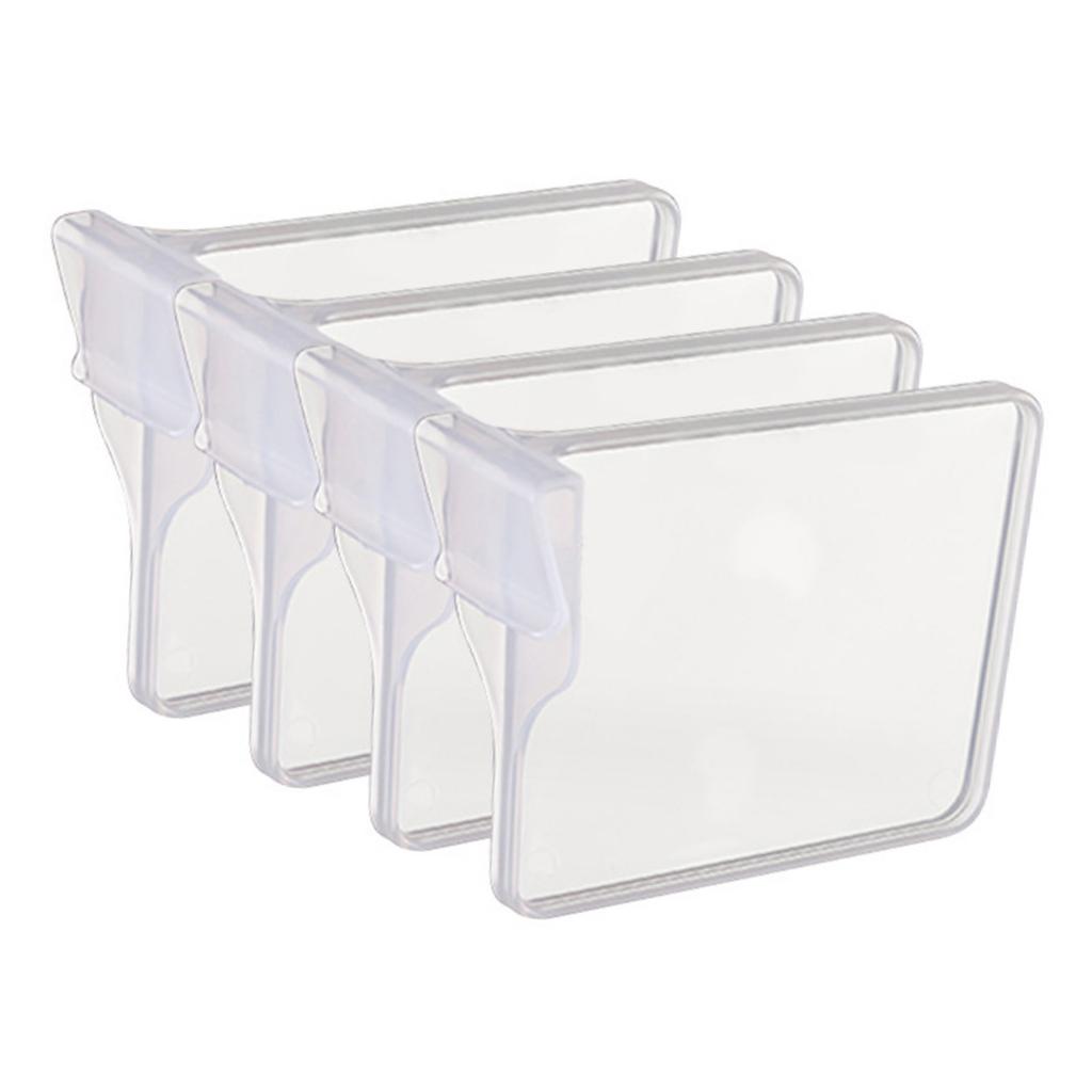 4Pcs Retractable Refrigerator Divider Clip Extendable Fridge Separator